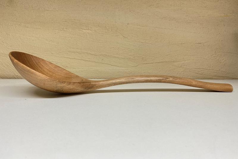 湯布院・カトラリー専門　甲斐のぶお工房『木製レードル（お玉）』