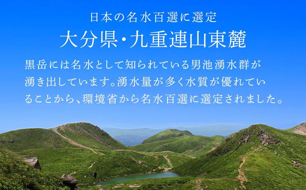 【定期便 全6回】阿蘇くじゅうの天然水 500ml×48本（24本×2ケース）【名水百選】＜天然シリカ71mg/L　硬度約41mg/L＞トライアル