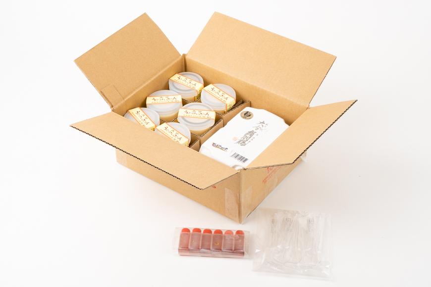 大分うこっけい卵（生食用６個）と大分うこっけいプリン６個のセット