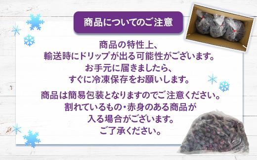 【由布市湯布院町産】 訳あり 冷凍ブルーベリー 3kg（1kg×3個）