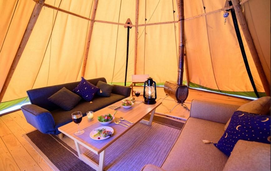 【平日限定】Sense of wonder 由布岳山麓グランピング・リゾート＜1泊２食付／プライベートサウナ付き＞ペア宿泊券