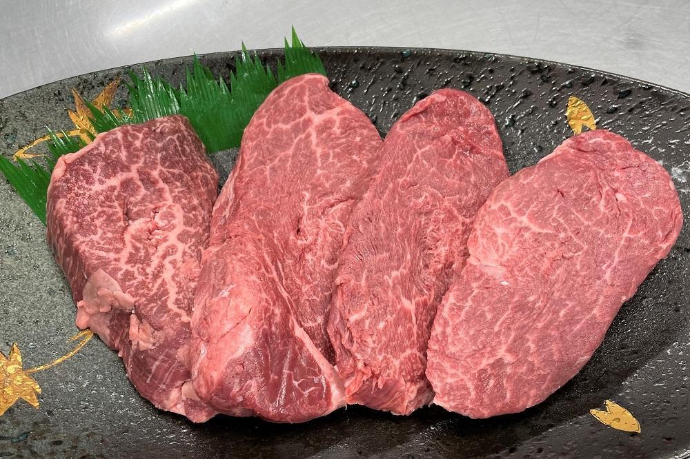 おおいた和牛 ヒレステーキ 400g（100g×4枚）セット