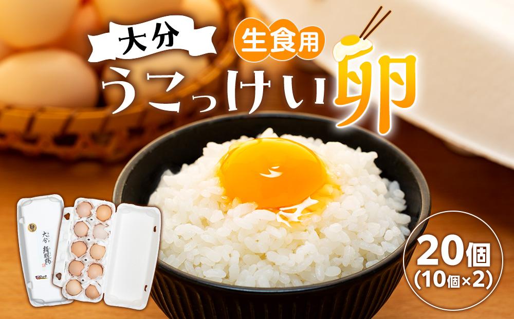 大分うこっけい卵　生食用20個（10個×2）