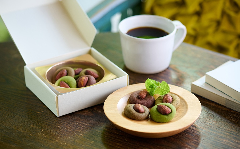 【待望のコラボ企画！】由布院盆地米粉を使用したゆふの雫（アーモンドクッキーとドリップコーヒー 3袋）