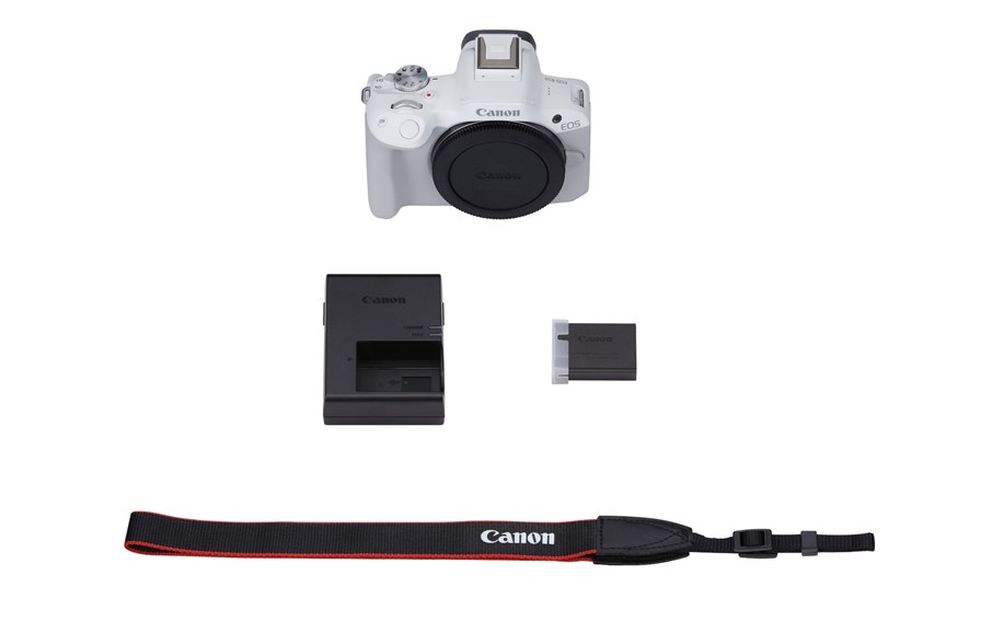 【ホワイト】 キヤノン ミラーレス カメラ EOS R50 ボディー Canon キャノン 一眼 家電_0041C-1