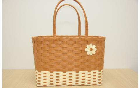 手作りクラフトバック(キャラメル)   _1607R-1