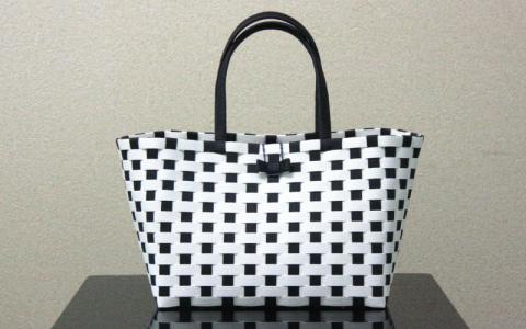 手作りクラフトバック（留め具付き） (ホワイト) _1609R-1