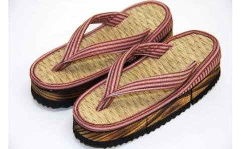 呉服屋さんの七島イ焼桐下駄（レギュラータイプ）・通_29014C