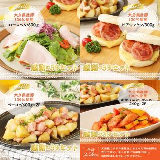 感謝の39セット/金メダル受賞ハムソーセージ2.34kg_0251N