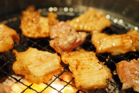 おおいた独り焼肉セット計700g/豊後牛中落ちカルビ,ホルモンほか_1158R