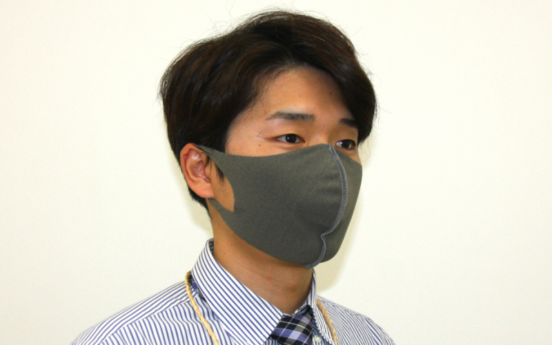 クロッツマスク2枚（グレー・Ｓサイズ）_1525R-4