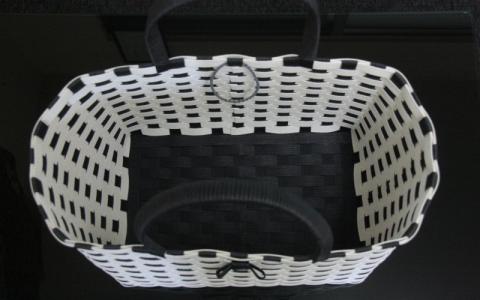 手作りクラフトバック（留め具付き） (ホワイト) _1609R-1