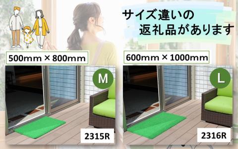 玄関マット 汚れ落とし ハウスデラックスマット カールタイプ 50cm×80cm _2315R
