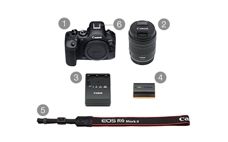 【Canon】 キヤノン ミラーレス カメラ EOS R6 MarkⅡ RF24-105 IS STM レンズキット キャノン 一眼 家電 _0037C
