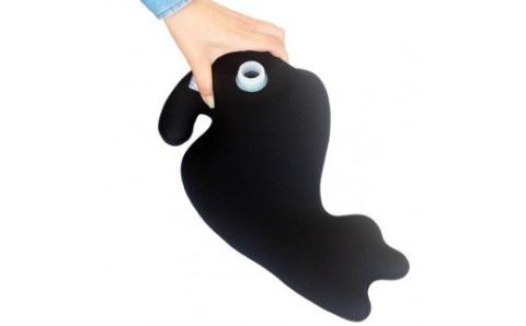 クロッツやわらか湯たんぽ/ネコタイプ（ブラック）_10107Z-1