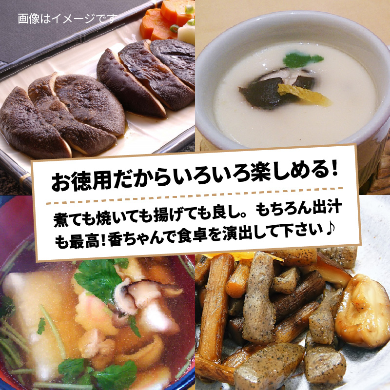 ボリュームの500g！国東しいたけ香ちゃん （徳用）_1735R