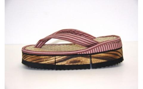 呉服屋さんの七島イ焼桐下駄（レギュラータイプ）・通_29014C