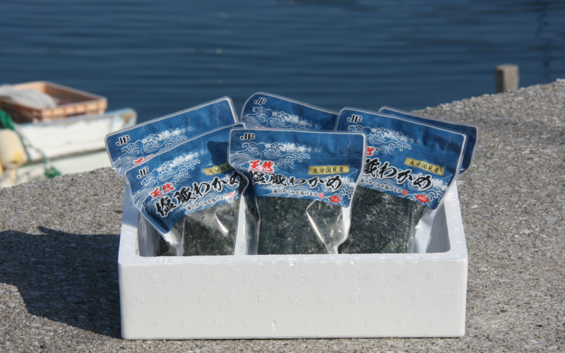 漁協厳選！天然塩蔵わかめ200g×6パック 