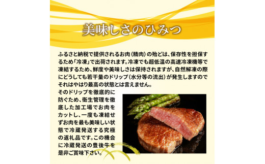 冷蔵発送/豊後牛ヒレステーキ計260g_1228R