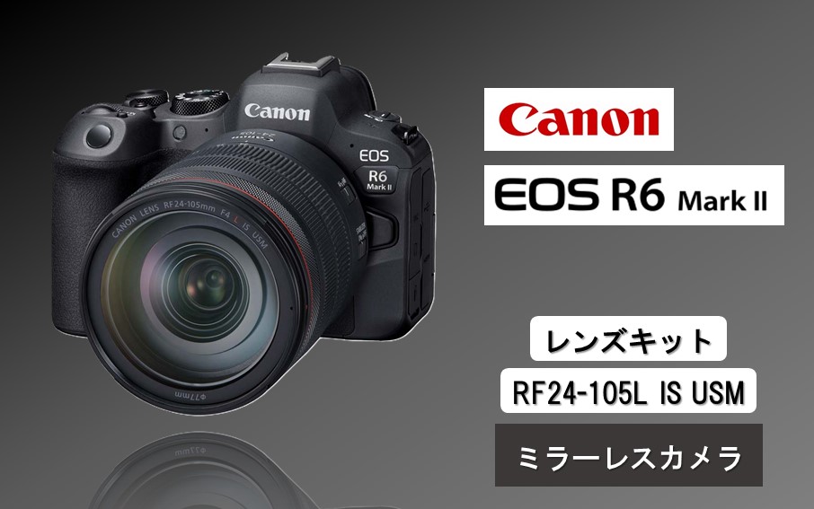 【Canon】 キヤノン ミラーレス カメラ EOS R6 MarkⅡ RF24-105L IS USM レンズキット キャノン 一眼 家電 _0038C