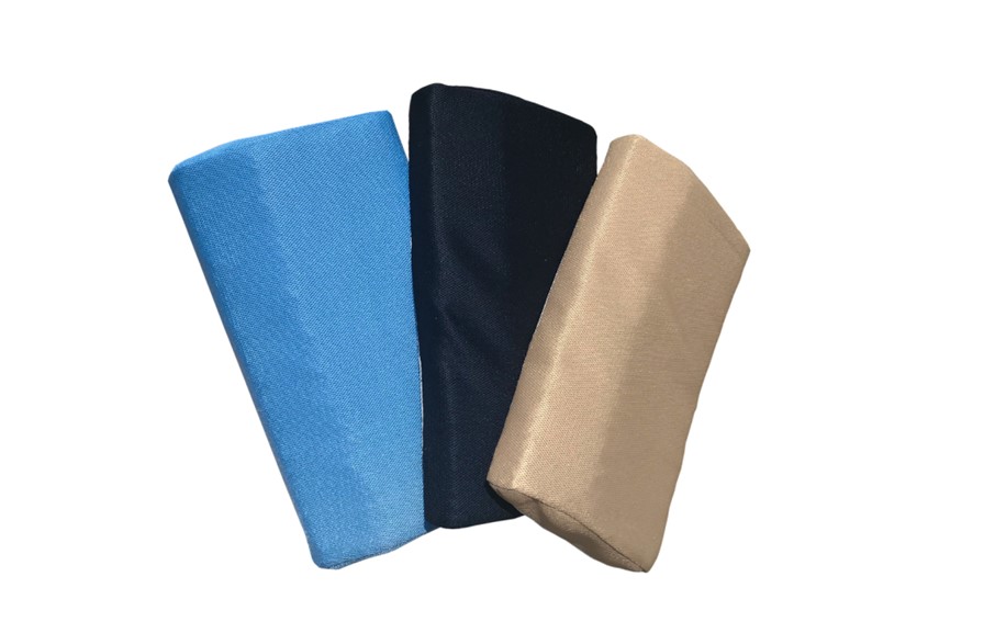 クロッツ エア ハイブリッドピロー (底面滑り止め) / 厚み：12cm / ライトブルー_2578R-1