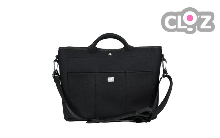 クロッツ バッグ 防水素材 3ポケトート（持手短）（ブラック）_2662R-1