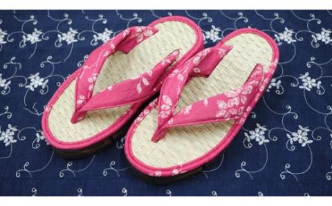 呉服屋さんの七島イ焼桐下駄（巾広タイプ）・通_29015C