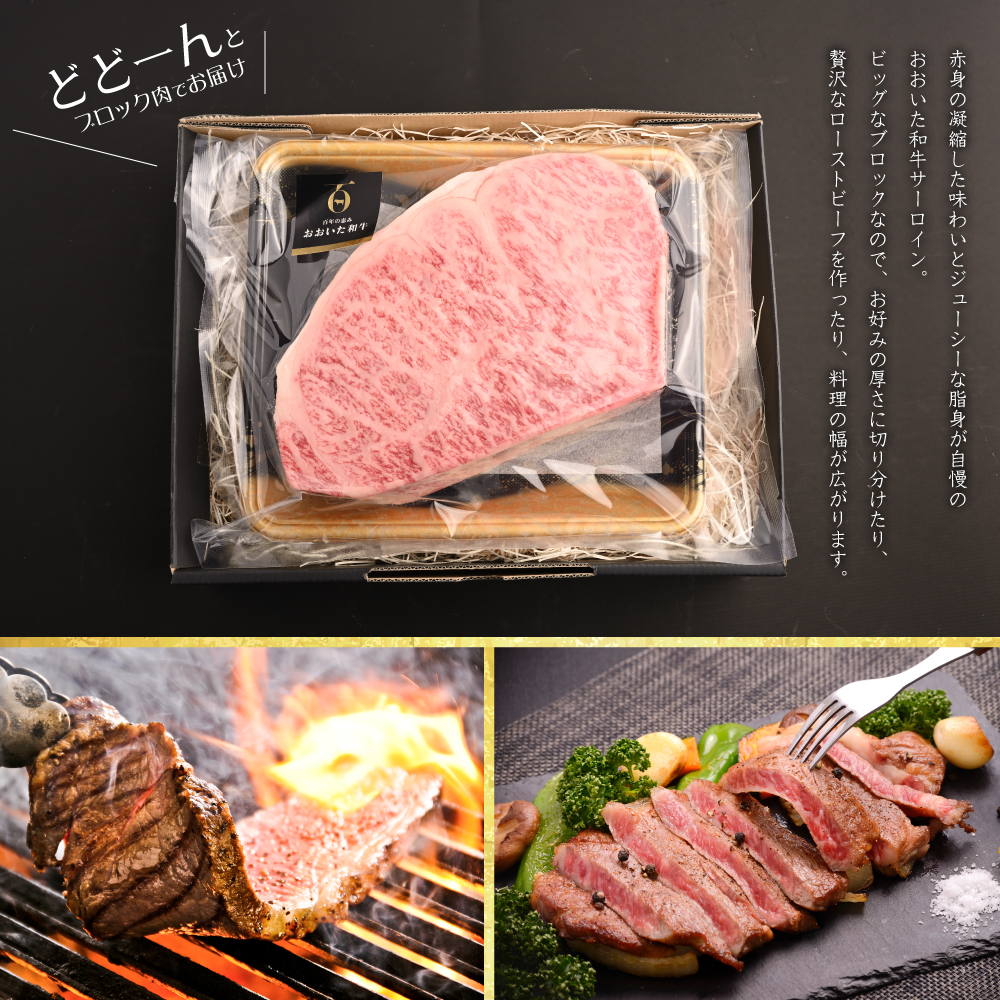 おおいた和牛サーロインブロック【1kg】 G24