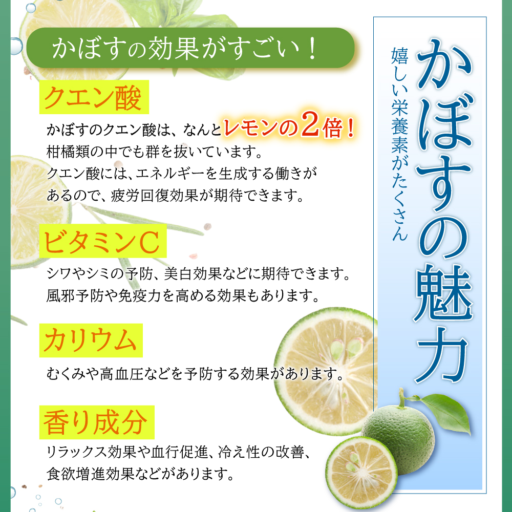 カットしてわかる魔法の香り「有機栽培かぼす」 4㎏箱入り K2-S