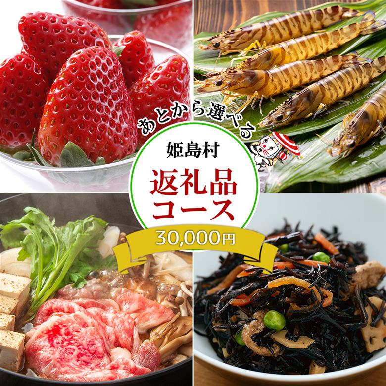 あとから選べる返礼品【３万円コース】 L4