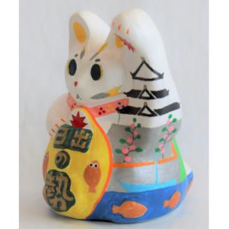 開運!招き猫ひーにゃん(お城4)AN13