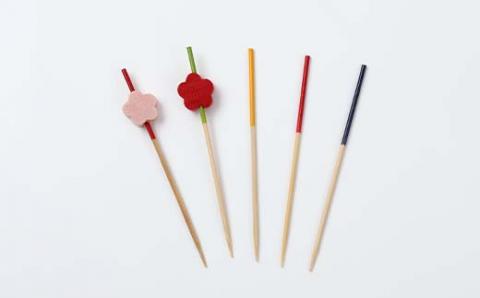 フードピック　花かざり串セット