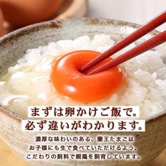 【毎月定期便】蘭王たまご 10個入り3パック ギフト箱でお届け全12回