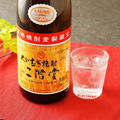 大分むぎ焼酎　二階堂20度・25度セット(1800ml)AG07Z