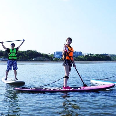 糸ヶ浜でのSUP体験にペアでご招待!インストラクター付き+ボードレンタル【初心者向け2時間コース】