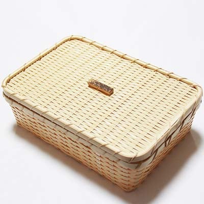 竹細工　弁当篭(大)(3062901)