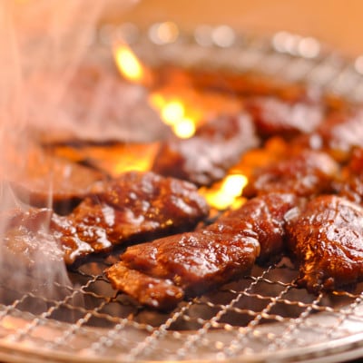 【のし付き】【お歳暮】おおいた和牛カルビ焼き肉セット(500g)つけダレ付【配送不可地域：離島】