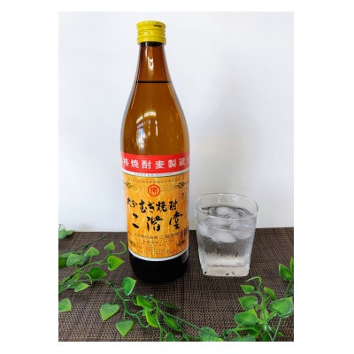 大分むぎ焼酎　二階堂と吉四六の故郷20度(900ml)2本セット