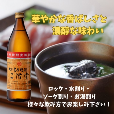 【ANA・数量限定♪】大分むぎ焼酎　二階堂25度(900ml)と二階堂梅酒(720ml)2本セット