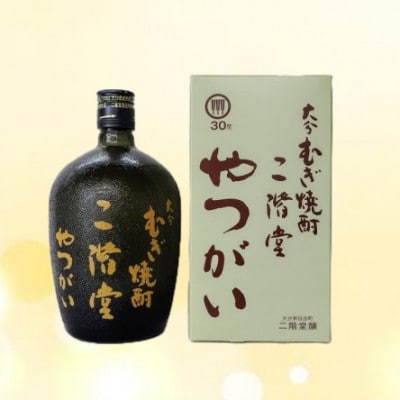 【毎月定期便】大分むぎ焼酎　二階堂やつがい30度(720ml)8本セット全12回