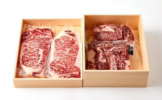 おおいた和牛 カルビ焼肉用＆霜降りサーロインステーキ【配送不可地域：離島】