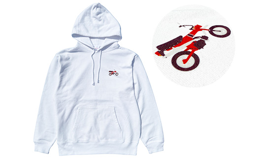 DAX プルオーバーパーカー(ユニセックス)【XLサイズ　ホワイト】