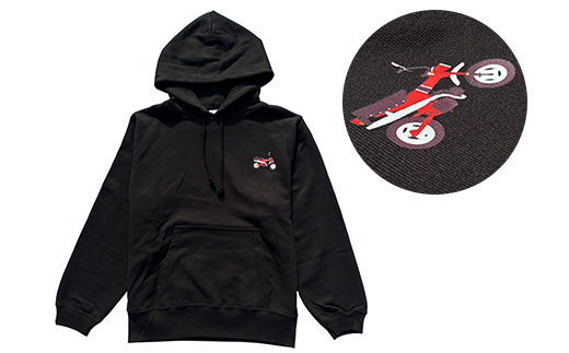 DAX プルオーバーパーカー(ユニセックス)【Sサイズ　ブラック】