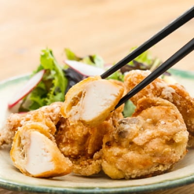 【大分名物】からあげセットA(骨付き＆骨なし合計2kg)【配送不可地域：離島・北海道・沖縄県】