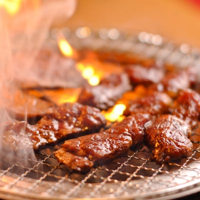 【のし付き】おおいた和牛カルビ焼き肉セット(500g)つけダレ付【配送不可地域：離島】