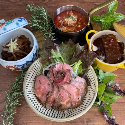 おおいた和牛使用【肉おせち】特選すき焼き・特選焼肉・オードブル【三段重】つけダレ・割り下・祝い箸付き【配送不可地域：離島・北海道・沖縄県・東北】