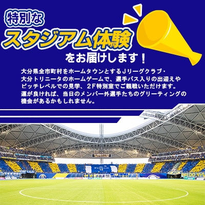 大分トリニータ　ホームゲームツアー＆プレミアム観戦体験(1名)(日出町)