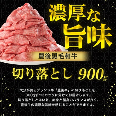 豊後牛 牛肉の切り落とし (900g) ギフトにもおすすめ!【配送不可地域：離島】