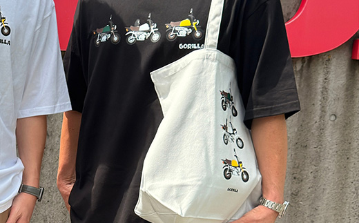 GORILLA-SIMPLE_トートバッグ【グレー】