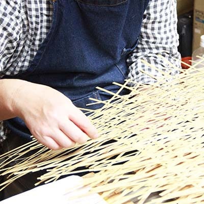 竹細工　おにぎり入れ(3062930)